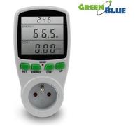 Compteur d'énergie Wattmètre Compteur d'électricité Moniteur d'énergie GreenBlue GB202