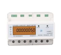 Compteur d'énergie WiFi triphasé, rail DIN, 3x230V 400VAC, 5-100A
