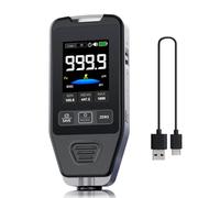 Compteur d'épaisseur de peinture polyvalent avec plusieurs options d'unité - Testeur d'épaisseur de revêtement efficace pour une utilisation automatique et industrielle
