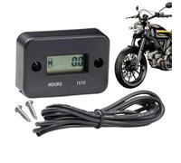 Compteur d'heure - Messe De Mesure Pour Tondeuse à Gazon | CONTRE LE MAVER | Digital Hours Counter F0R Scooter | Moto Moto Moto Marine Scooter Hors-bord | Heures de moto C0unter F0r Mot