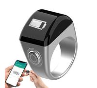 Compteur Dhikr, affichage clair, anneau de comptage de prière, 5 rappels de temps de prière, compteur électronique de l'heure, compteur de récitation et temps de prière