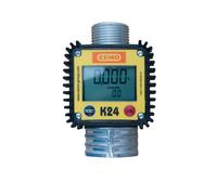 Compteur digital K24, en aluminium 7 à 120 l/min (montage en entrée de pistolet) CEMO - 10157