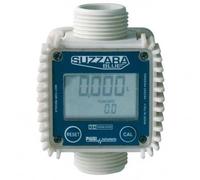 PIUSI Compteur Digital à Turbine pour AdBlue/Urée/DEF/Eau avec Écran pour Débits jusqu'à 120 l/min, Pression 10 bar, Connexion M/F 1” BSP et Écran Pivotant dans 4 Directions | K24 F0040710A