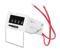 Compteur d'impulsions numérique MCF-4, compteur électromagnétique, totalisateur industriel à 4 chiffres, plage de comptage de 0 à 9999, idéal pour les applications industrielles,
