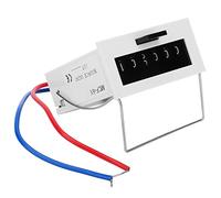 Compteur d'impulsions numérique MCF-6X, compteur électromagnétique, totalisateur industriel à 6 chiffres, plage de comptage de 0 à 999 999, adapté aux alimentations industrielles