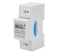 Compteur Électrique 220V 1 Phase 2 Fils 2P Numérique KWh Mètre 20 80 A pour Mesure Consommation Énergie