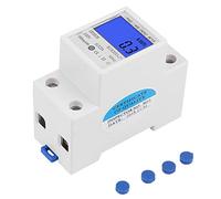 Compteur électrique, 5-32A 230V 50Hz Affichage LCD Monophasé Energy KWh Meter, Electronic KWh Meter, Kilowatt Hour kwh Meter, DIN Rail Mounting DDS528