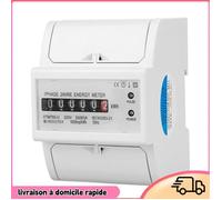 Compteur électrique - DILWE - XTM75S-U - Monophasé 220V - Affichage LCD 5+1 - 20(80)A
