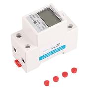 Compteur Électrique Mono 5-32A 230V 50Hz avec Affichage LCD, Montage Rail DIN 35mm - Mesure Précise Énergie, Résistance Interférences, Usage Domestique Industriel