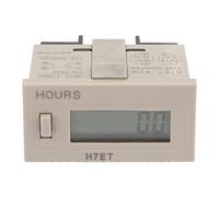 Compteur électrique numérique avec écran LCD à 6 Chiffres, AC 110-220V H7ET-BVM Compteur Electrique Numérique avec Ecran LCD à 6 Chiffres, Modes Heure/Minute/Seconde(#1)