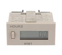 Compteur ÉLECTRIQUE NUMÉRIQUE TOTALISATEUR ÉCRAN LCD À 6 Chiffres Compte avec PRÉCISION pour Les Applications INDUSTRIELLES (0,0 Heures)