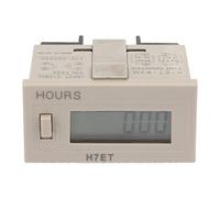 Compteur ÉLECTRIQUE NUMÉRIQUE TOTALISATEUR ÉCRAN LCD À 6 Chiffres Compte avec PRÉCISION pour Les Applications INDUSTRIELLES (0,00 Seconde)