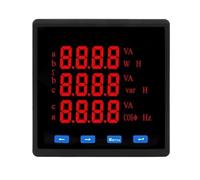 Compteur électrique triphasé Compteur d'énergie triphasé numérique multifonction for la tension et puissance (watt-heure)