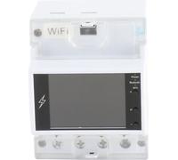 Compteur électrique WLAN, écran couleur LCD 2,4 pouces, contrôle par téléphone portable, BLANC
