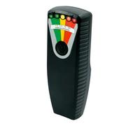 Compteur électromagnétique, zone de détection de 0 à 20 mG, boîtier ABS | Appareil de mesure de précision pour études scientifiques, 5 indicateurs de couleur, taux de 50 à 60 Hz, instrument portable