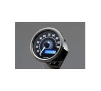 Compteur Électronique DAYTONA Argent Lumière Blanche 200Km/H Cafè Racer