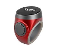 Compteur électronique de doigt - Petit compteur numérique portable | Appareil électronique à 4 chiffres pour prière, tricot, pour un facile