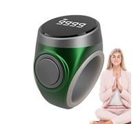 Compteur électronique de doigt - Petit compteur numérique portable | Appareil électronique à 4 chiffres pour prière, tricot, pour un facile