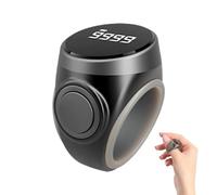 Compteur électronique de doigt - Petit compteur numérique portable | Appareil électronique à 4 chiffres pour prière, tricot, pour un facile