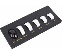 Compteur électronique de doigts IP68 Affichage numérique Compteur tactile portable avec 5 anneaux différents Blanc