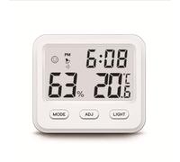 Compteur Électronique Numérique De Température Et D'humidité - Thermomètre Et Hygromètre Électronique Numérique Avec Affichage | Hygromètre À Grains Rétroéclairé De Haute Précision, Petit, Haute Préci