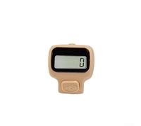Compteur électronique portable ergonomique avec grand écran LED jusqu'à 99999 bouton silencieux pour fitness, course à pied, yoga, inventaire, rouge (Dousha Hong)