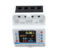 Compteur Énergie Bidirectionnel 100A pour tuya Compteur Énergie | Suivi pour temps réel pour puissance, tension, courant via app pour tuya, écran LCD couleur clair