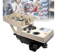 Compteur et trieur automatique de pièces, 1200 pièces/min haute vitesse, capacité de 2000 pièces de monnaie - Solution portable de gestion des espèces pour un tri et un emballage efficaces