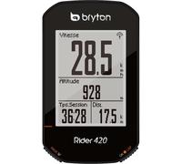 Bryton Compteur 420t Rider Avec Cadence Et Ceinture Cardio Mixte, Noir, 83.9x49.9x16.9