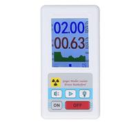 Compteur Geiger BR 6, Détecteur de Radiation Nucléaire Portable Jaune, ABS Résistant - Mesure précise et Rapide, Interface Simple, idéal pour Usage Domestique, extérieur et (Blanche)