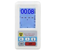 Compteur Geiger BR-6, Dosimètre de Rayonnement à Détecteur Radioactif Multifonctionnel à Lecture Facile avec écran LCD pour Rayonnement Nucléaire Rayonnement électromagnétique