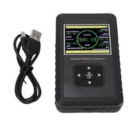 Compteur Geiger Nu ire Détecteur Portable avec Grand Écran LCD, Alarme Sonore Vibrante et Lumière Rouge - Surveillance Précise des Rayonnements Beta Gamma X
