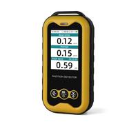 Compteur Geiger Portable, détecteur de radiations, testeur de radioactivité Portable avec écran LCD et Fonction sonore et Lumineuse Haute stabilité et sensibilité