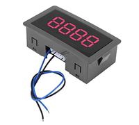 Compteur HaloVerde à 4 chiffres plus moins avec écran LED lumineux, compteur numérique pour une plage de 0 à 9999 avec alimentation DC 8 V à 24 V et mémoire de panne de courant (Rouge)