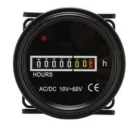 Compteur Horaire de Bateau Robuste Taille Compacte Plastique Compteur Horaire Rond de 2, 4 Pouces de Diamètre pour 10 60V AC ou DC