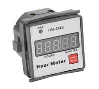 Compteur Horaire Numérique, 0-999.99h Compteur Horaire De Travail Haute Précision Minuterie à Affichage Numérique Compteur Horaire AC 220V pour équipement Moteur