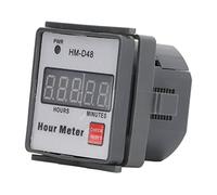 Compteur Horaire Numérique avec Fonction de Réinitialisation pour le Suivi de L'utilisation de L'équipement AC 220-240V - Plage de Réglage 0-999,99 Heures