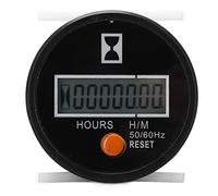 Compteur horaire numérique, compteur horaire mécanique de haute précision avec bouton de réinitialisation pour compresseurs d'air et véhicules de générateur de machines de