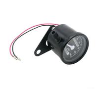 Compteur kilométrique 12 V double affichage rétro pour moto avec miles et fonction de test haute précision pour le positionnement avant de la moto