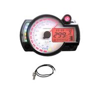 Compteur kilométrique Compteur Kilométrique Numérique Similaire Pour Moto, 18000 Tr/min, Noir Et Blanc, Compteur De Vitesse Réglable, 7 Couleurs, 299 KM/H