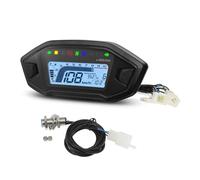 Compteur Kilométrique Double Compteur de Vitesse numérique pour Moto, tachymètre, Tableau Bord, Affichage 10000 TR/Min, pour 2 à 4 cylindres, 7 Couleurs