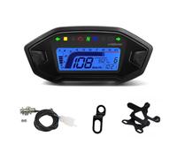 Compteur Kilométrique Double Compteur de Vitesse numérique pour Moto, tachymètre, Tableau Bord, Affichage 10000 TR/Min, pour 2 à 4 cylindres, 7 Couleurs