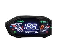 Compteur Kilométrique Double Compteur de Vitesse numérique Universel pour Moto, tachymètre, Tableau Bord, Affichage du Compteur 10000 TR/Min