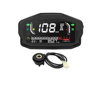 Compteur Kilométrique Double Compteur de Vitesse Universel pour Moto pour Suzuki, 2,4 cylindres, odomètre numérique, température l'eau, tachymètre, Affichage du régime