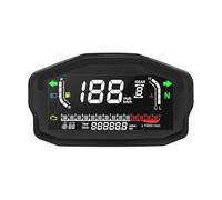 Compteur Kilométrique Double Compteur Vitesse Universel à LED pour Moto Compteur kilométrique numérique pour 2,4 cylindres tachymètre pour compteure