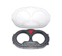 Compteur Kilométrique Double Coque supérieure l'instrument, écran visière Compteur Vitesse pour boîtier tachymètre kilométrique numérique de, jauge