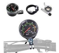 Compteur kilométrique et Compteur de Vitesse de vélo, Mini Vitesse vélo étanche Km/H RMP, Ordinateur Filaire Style Ancienne école pour vélos avec Roues 26, 27, 5, 28, 29 p