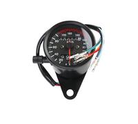 Compteur Kilométrique Moto Indicateur De Rétroéclairage Moto Universel avec Feu Signalisation LED Compteur Vitesse Kilométrique Jauge 12 V Numérique