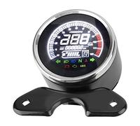 Compteur kilométrique numérique LCD pour moto en métal PVC Easytoinstall avec écran LCD pour CG-125 GN125, DC12V