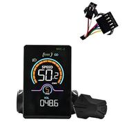 Compteur kilométrique numérique M5C-2, écran LCD couleur filaire compatible Bluetooth avec fonction antivol électronique for vélo électrique(Bluetooth-SM5 2)
